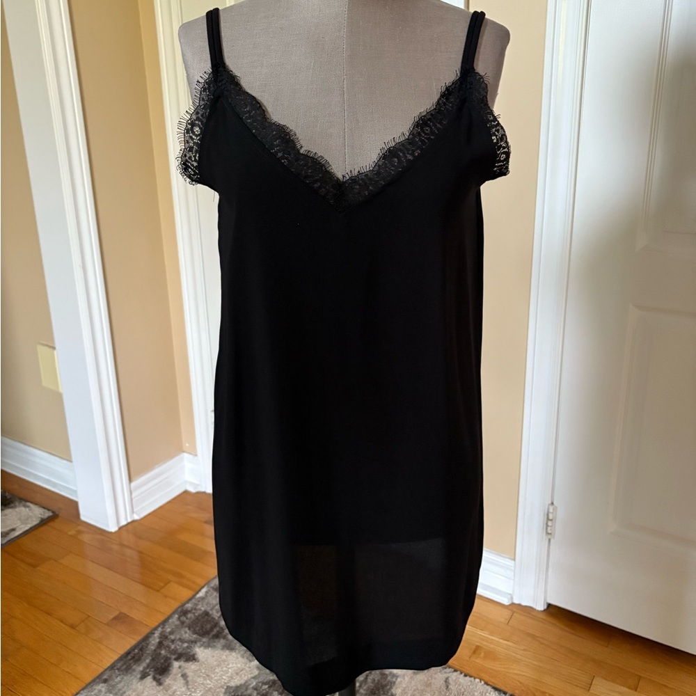 Zara Black Lace Detail Dress
